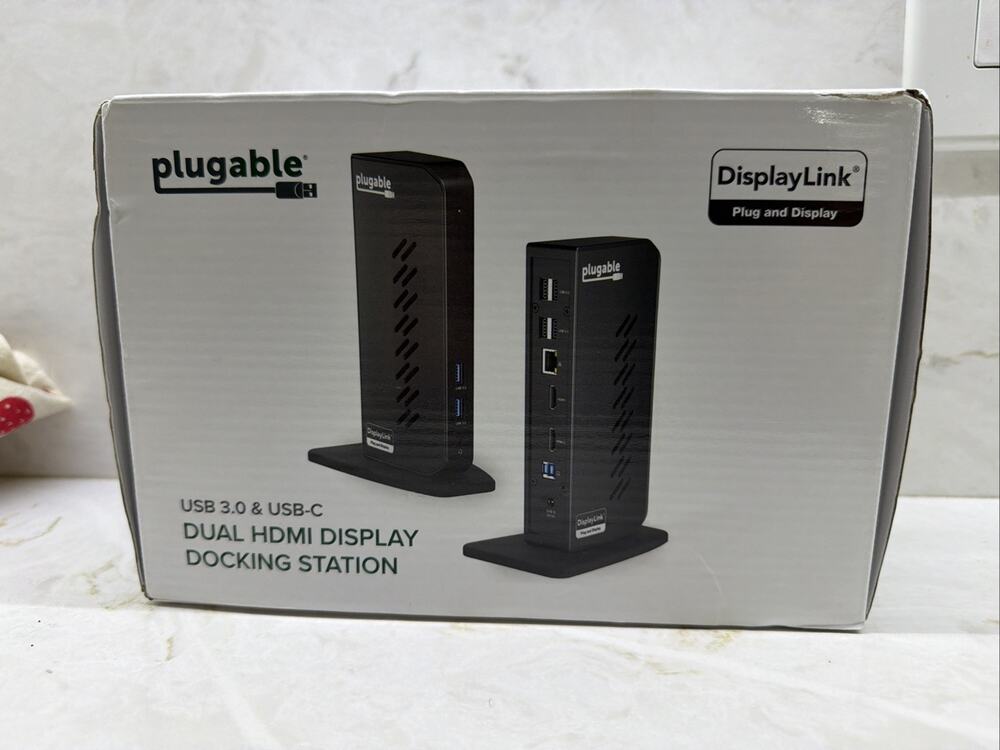 Plugable USB 3.0 & USB-C Dual HDMI Docking Station UD-3900Z